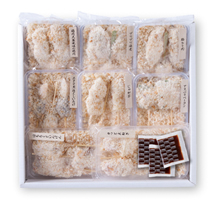 冷凍 8種の味の串カツセット（3人前・24本入）（ご家庭用）